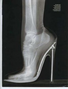 What happens to your body when you wear high heels
